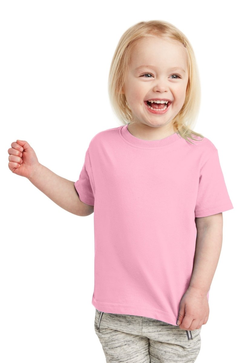 Rabbit Skins ™ Toddler Fine Jersey Tee. RS3321 - Rabbit Skins RS3321 Pink 2T Short Sleeve T-Shirts