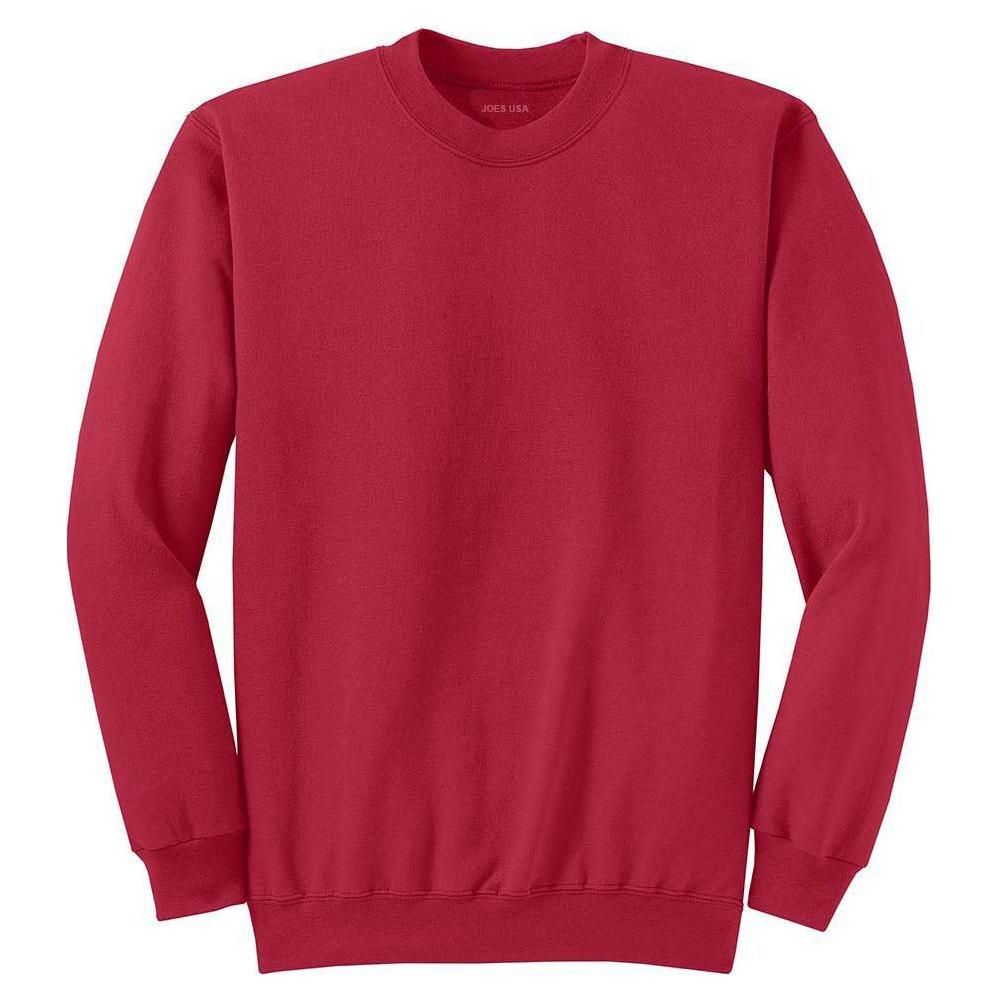 Heavy Blend Crewneck Sweatshirt-Red Sweatshirts/Fleece Joe's USA Red S