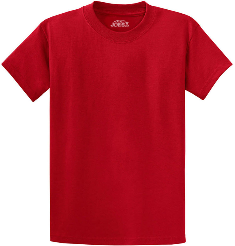Joe's USA Ladies Essential T-Shirt-Red Joe's USA Red XS