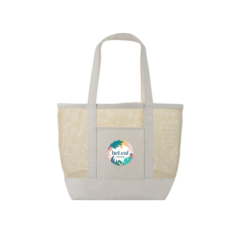 Gemline 103046 Canvas Mesh Tote