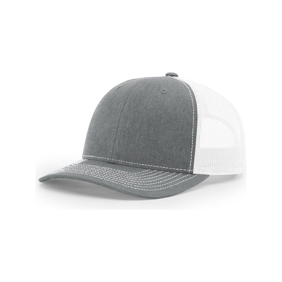 Richardson 112 Snapback Trucker Cap Black OSFM Caps
