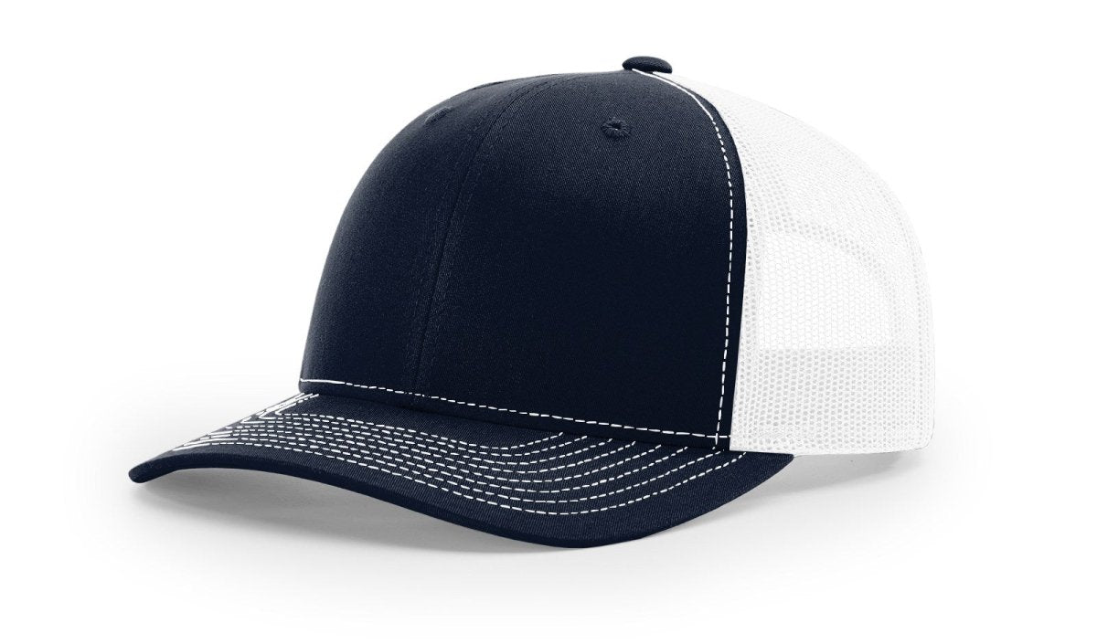 Richardson 112 Snapback Trucker Cap Navy / White OSFM Caps