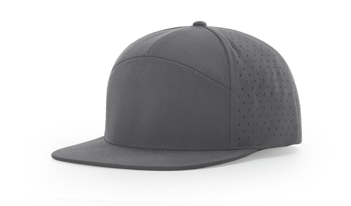 Richardson Cannon Cap - Richardson 169 Charcoal Adjustable Hats