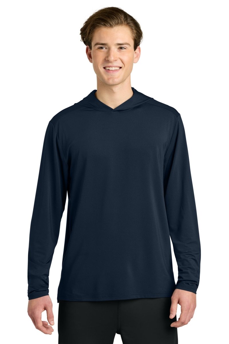 Richardson Clutch Long Sleeve Hoodie RA7110LSH - Richardson RA7110LSH Navy XS Performance Hoodies