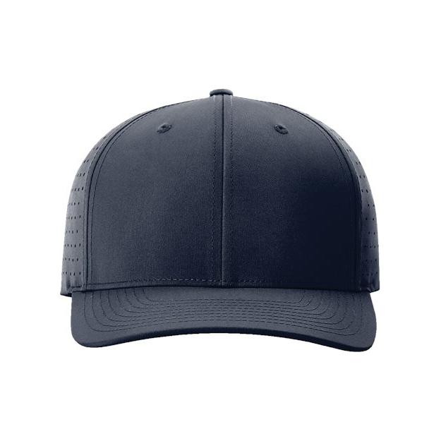Richardson Laser Perf R - Flex Cap - Richardson 632 Black Adjustable Hats