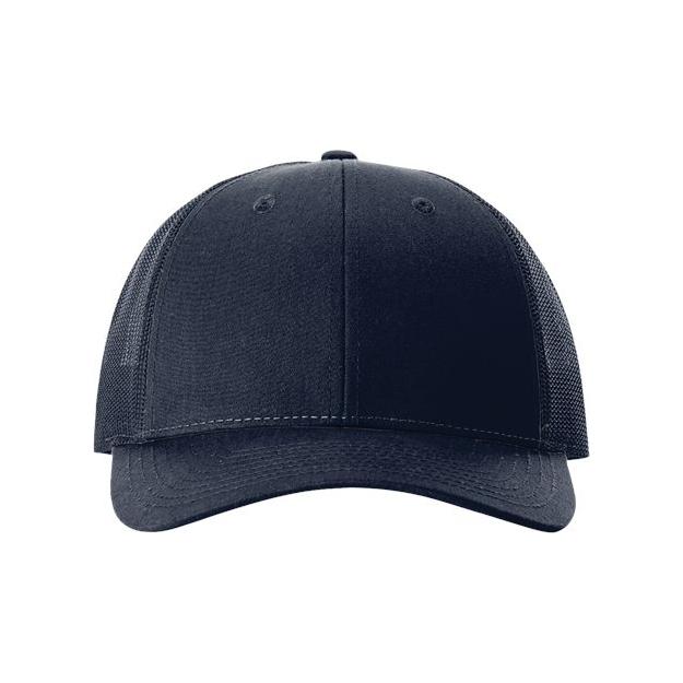Richardson Low Pro Trucker Cap - Richardson 115 Navy M/L Caps