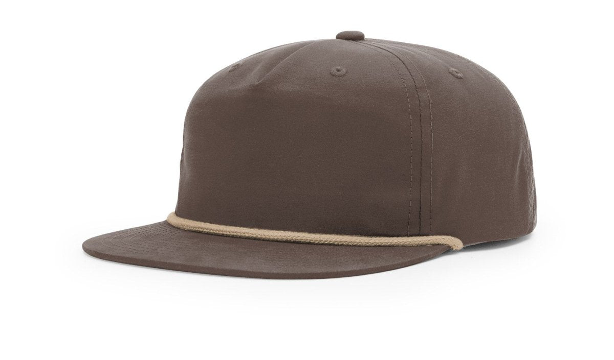 Richardson Umpqua Snapback Cap - Richardson 256 Dark Mocha/Desert Adjustable Hats