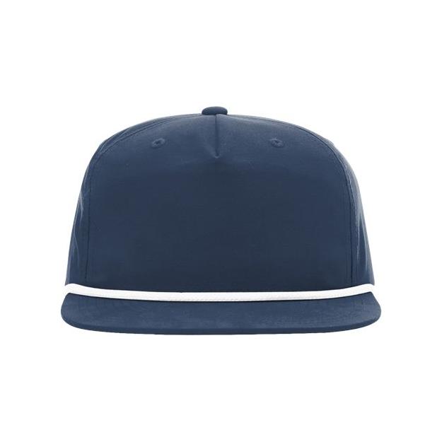 Richardson Umpqua Snapback Cap - Richardson 256 White/ Black Adjustable Hats