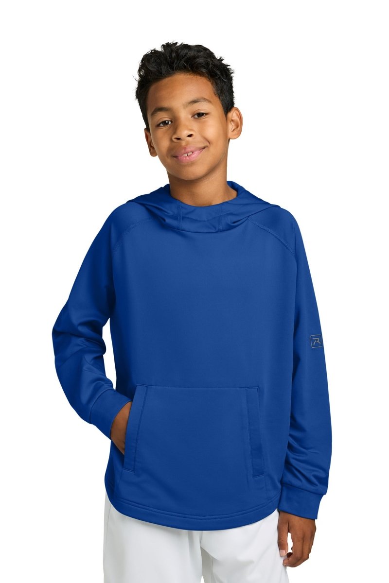 Richardson Youth Charge Performance Fleece Long Sleeve Hoodie RY7200LSH - Richardson RY7200LSH Royal S Youth Hoodies
