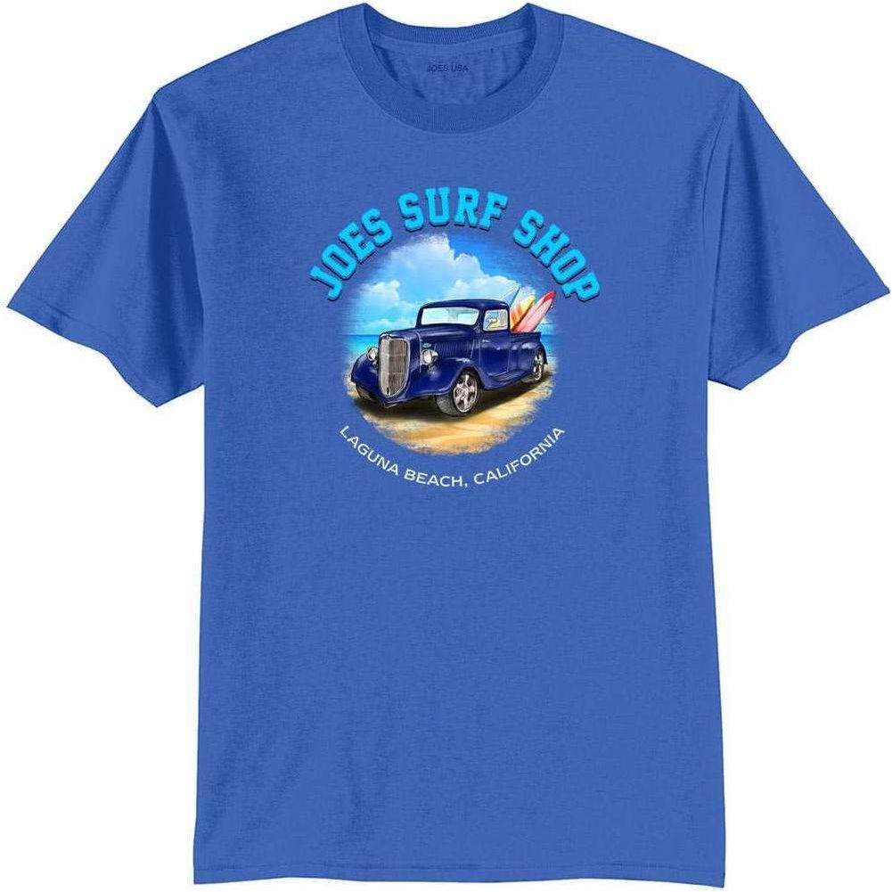 Joe's Surf Truck Design 50/50 Cotton Poly T-Shirts in Regular, Big and Tall Joe's USA