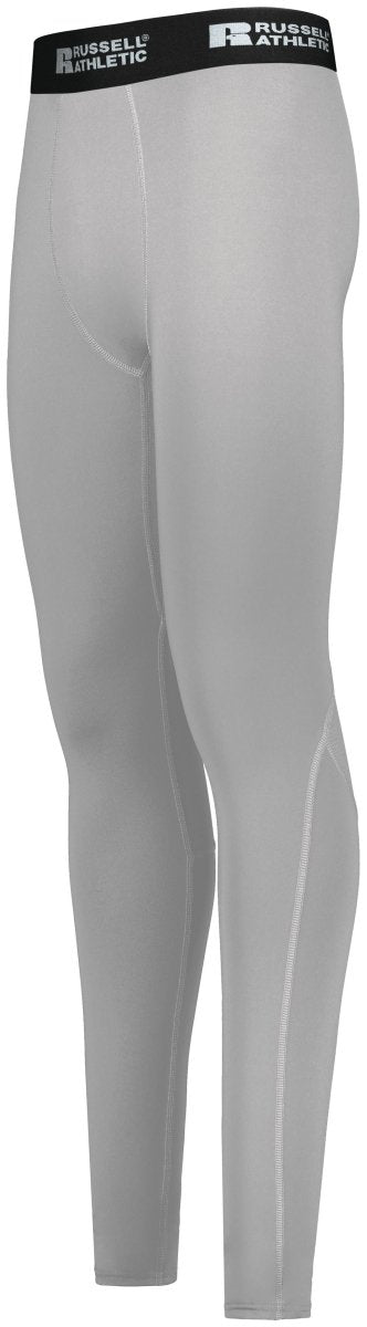 Russell (Team) Compression Full Length Tight - Russell (Team) R25CPM GRID IRON SILVER S