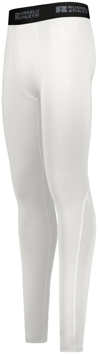 Russell (Team) Compression Full Length Tight - Russell (Team) R25CPM WHITE S