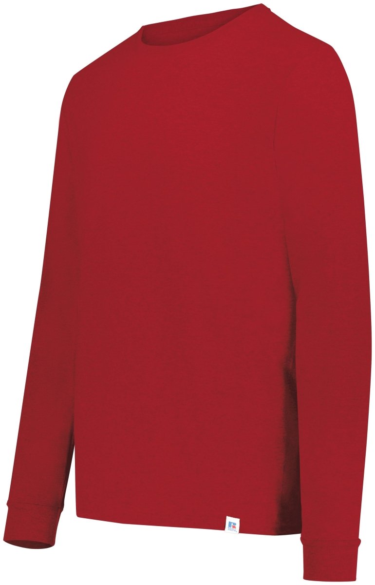 Russell (Team) Essential Long Sleeve Tee 64LTTM TRUE RED S