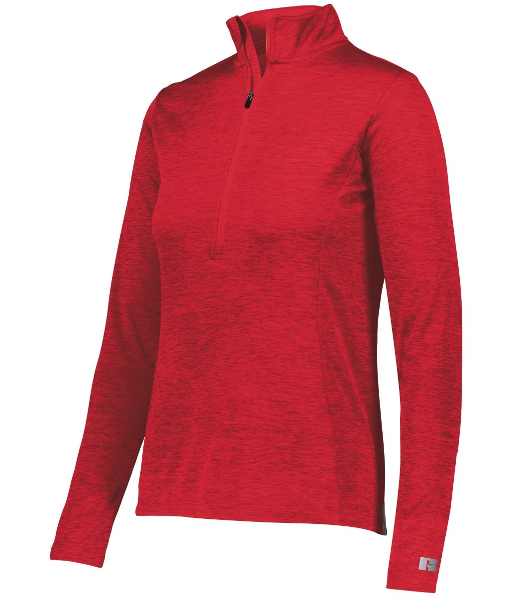 Russell (Team) Ladies Dri - Power Lightweight 1/4 Zip Pullover - Russell (Team) QZ7EAX TRUE RED S