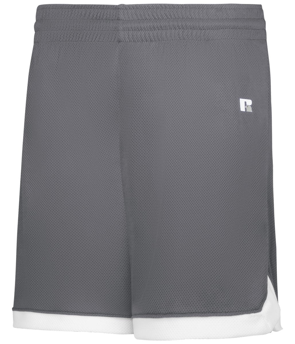 Russell (Team) LADIES ELITE BASKETBALL SHORTS POWERED BY COOLCORE® 5R4CHX STEALTH/WHITE S