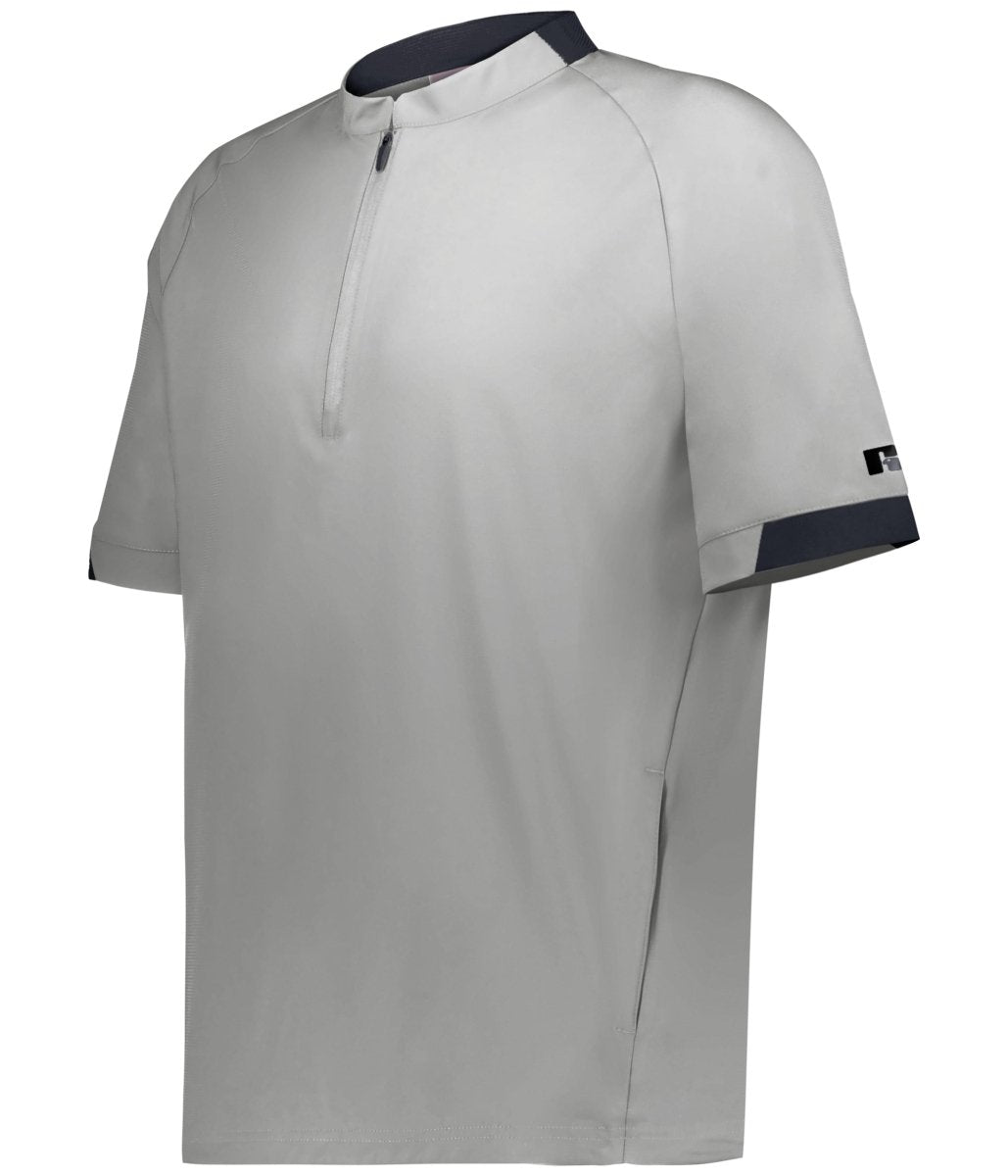 Russell (Team) LEGEND SHORT SLEEVE PULLOVER - Russell (Team) R21DSM GRID IRON SILVER/STEALTH S