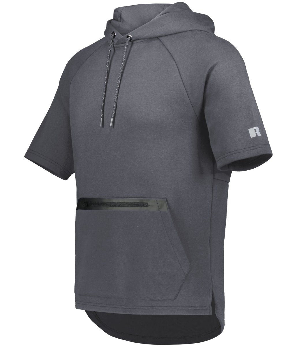 Russell (Team) Legend Short Sleeve Tech Fleece Hoodie - Russell (Team) R24TFM STEALTH S