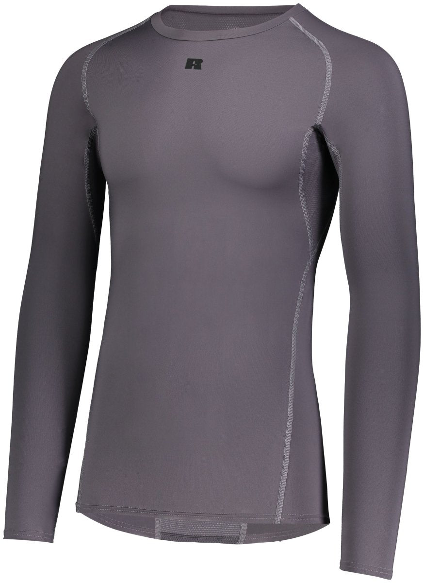 Russell (Team) Long Sleeve Compression Tee - Russell (Team) R20CPM STEALTH S