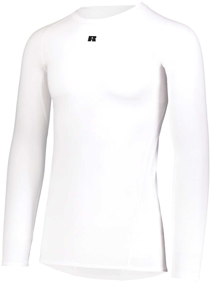 Russell (Team) Long Sleeve Compression Tee - Russell (Team) R20CPM WHITE S