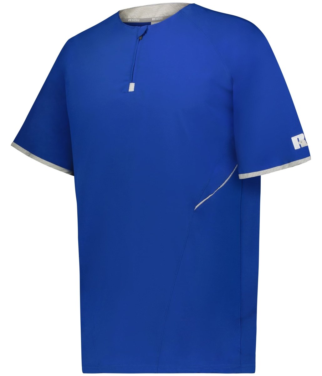 Russell (Team) Short Sleeve Pullover - Russell (Team) 872RVM ROYAL/WHITE S