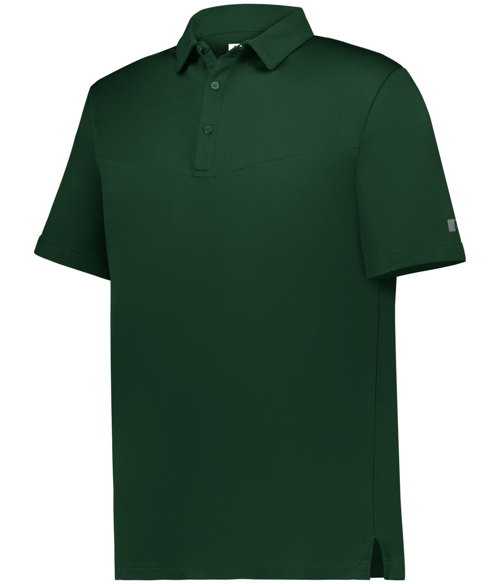 Russell (Team) SIDELINE GRID POLO - Russell (Team) R10GKM DARK GREEN S