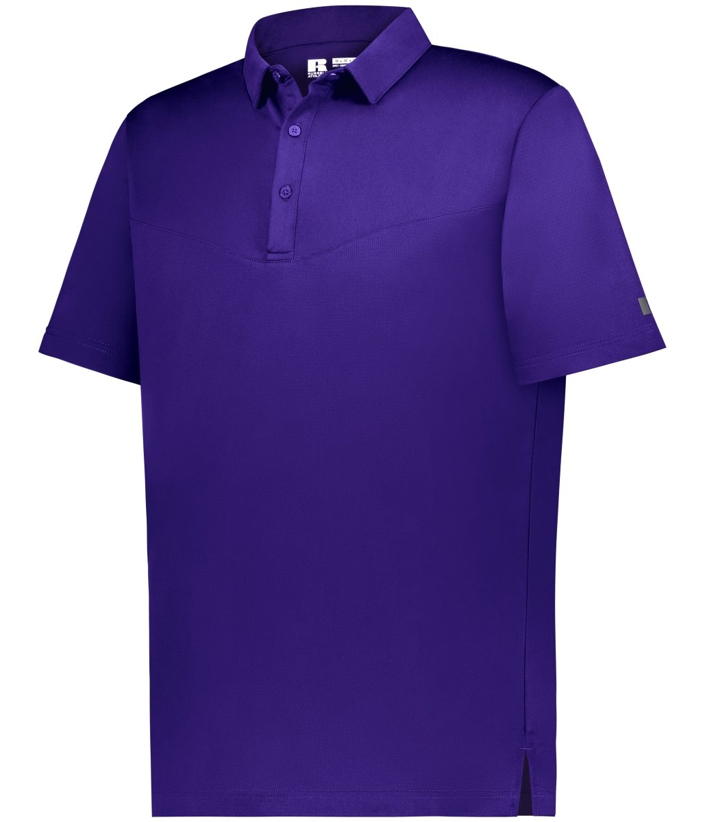 Russell (Team) SIDELINE GRID POLO - Russell (Team) R10GKM PURPLE S