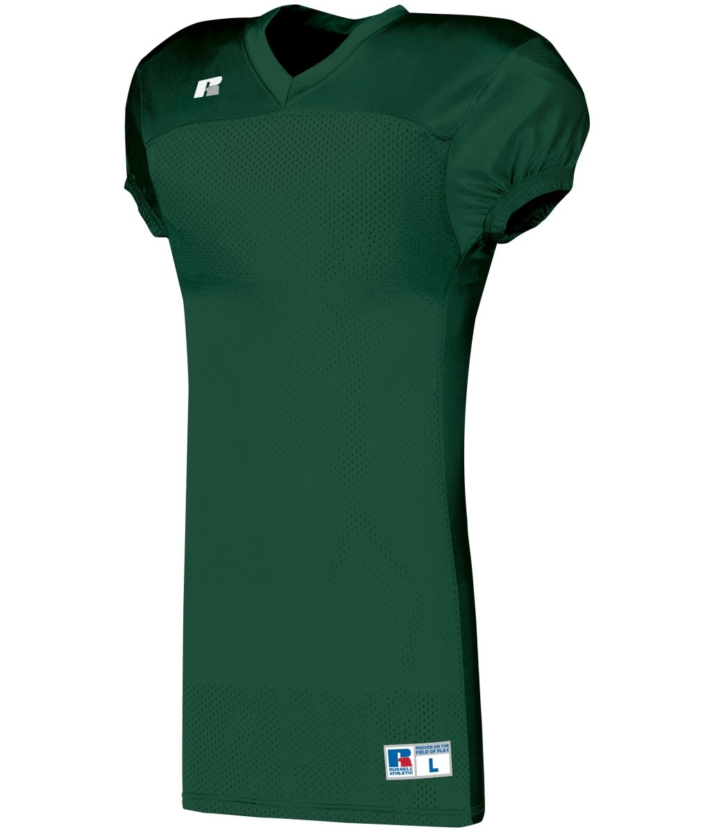 Russell (Team) Solid Jersey With Side Inserts - Russell (Team) S8623M DARK GREEN S
