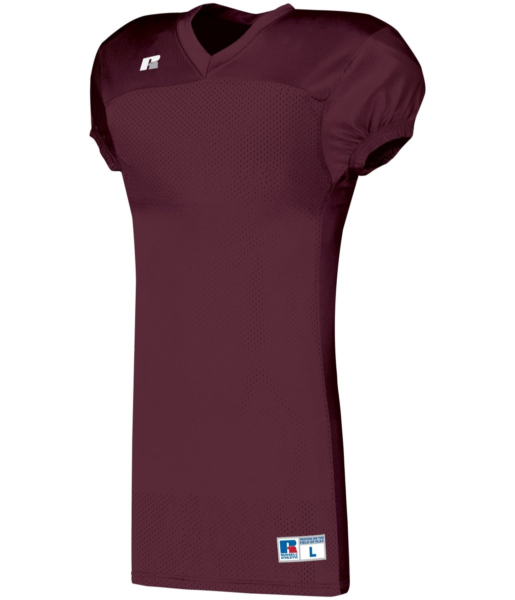Russell (Team) Solid Jersey With Side Inserts - Russell (Team) S8623M MAROON S