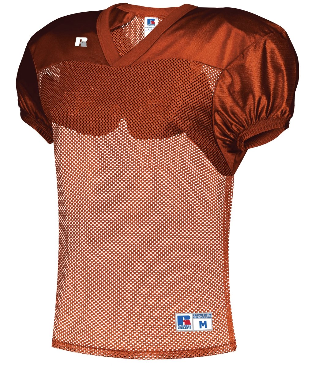 Russell (Team) Stock Practice Jersey - Russell (Team) S096BM BURNT ORANGE M