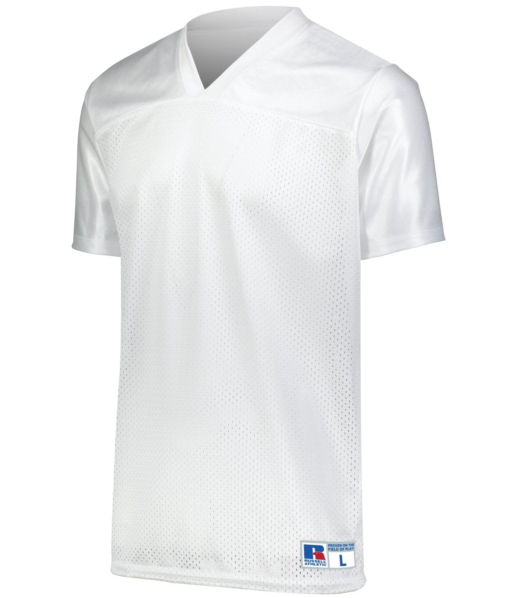Russell (Team) Youth Solid Flag Football Jersey - Russell (Team) R0593B WHITE S
