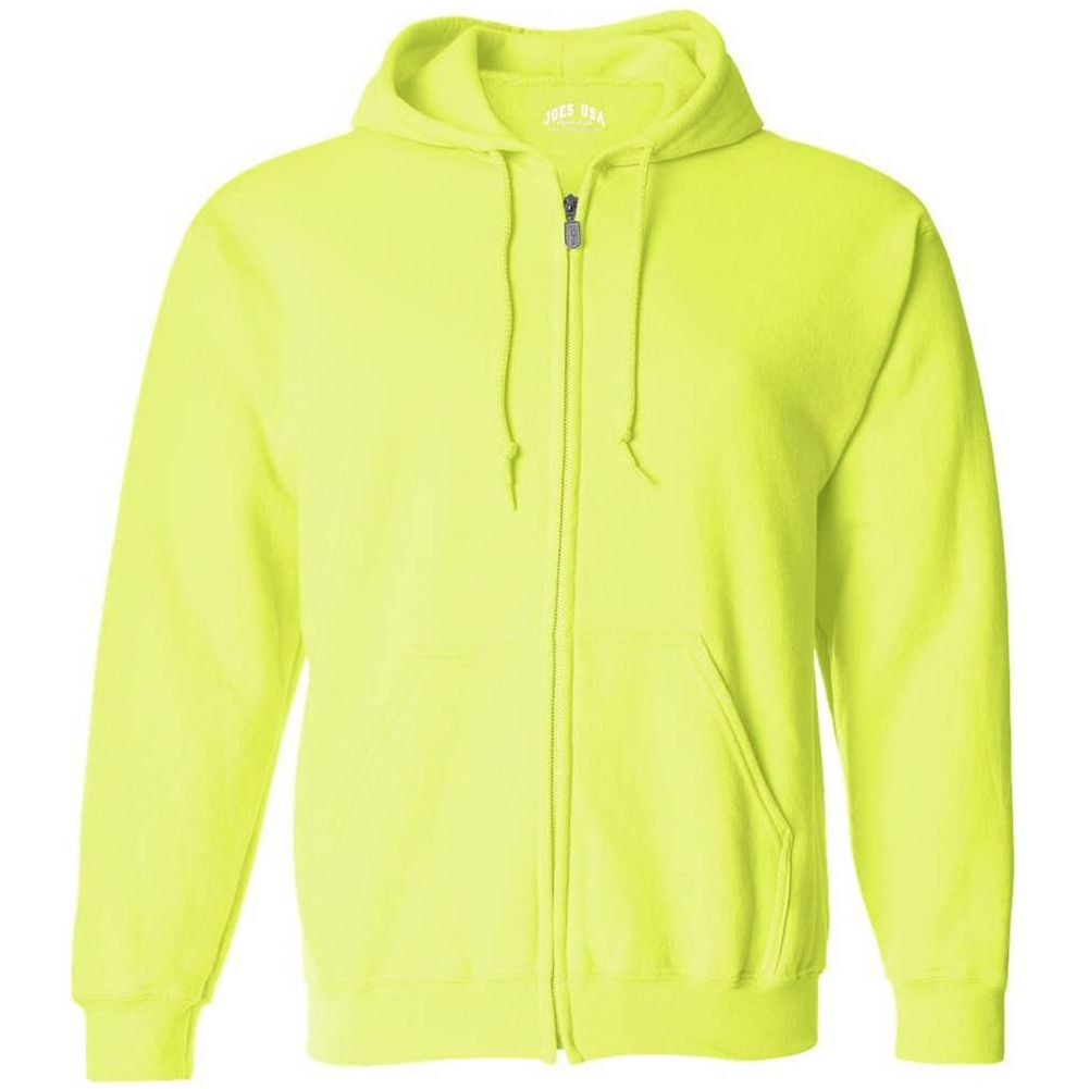Joe's USA Men's Full Zipper Hoodies - Hooded Sweatshirts in 28 Colors. Sizes S-5XL Sweatshirts/Fleece Joe's USA