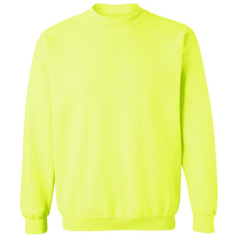Heavy Blend Crewneck Sweatshirt-SafetyGreen Sweatshirts/Fleece Joe's USA Safety Green S