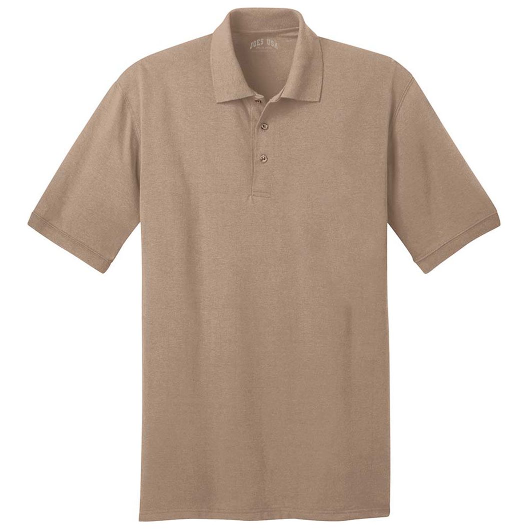 Men's Tall 5.5-Ounce Jersey Knit Polo