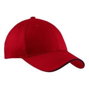 Sandwich Bill Cap. Red/Navy Hats