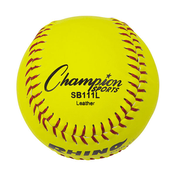 Champion Sports 11" LEATHER CORK CORE SOFTBALL