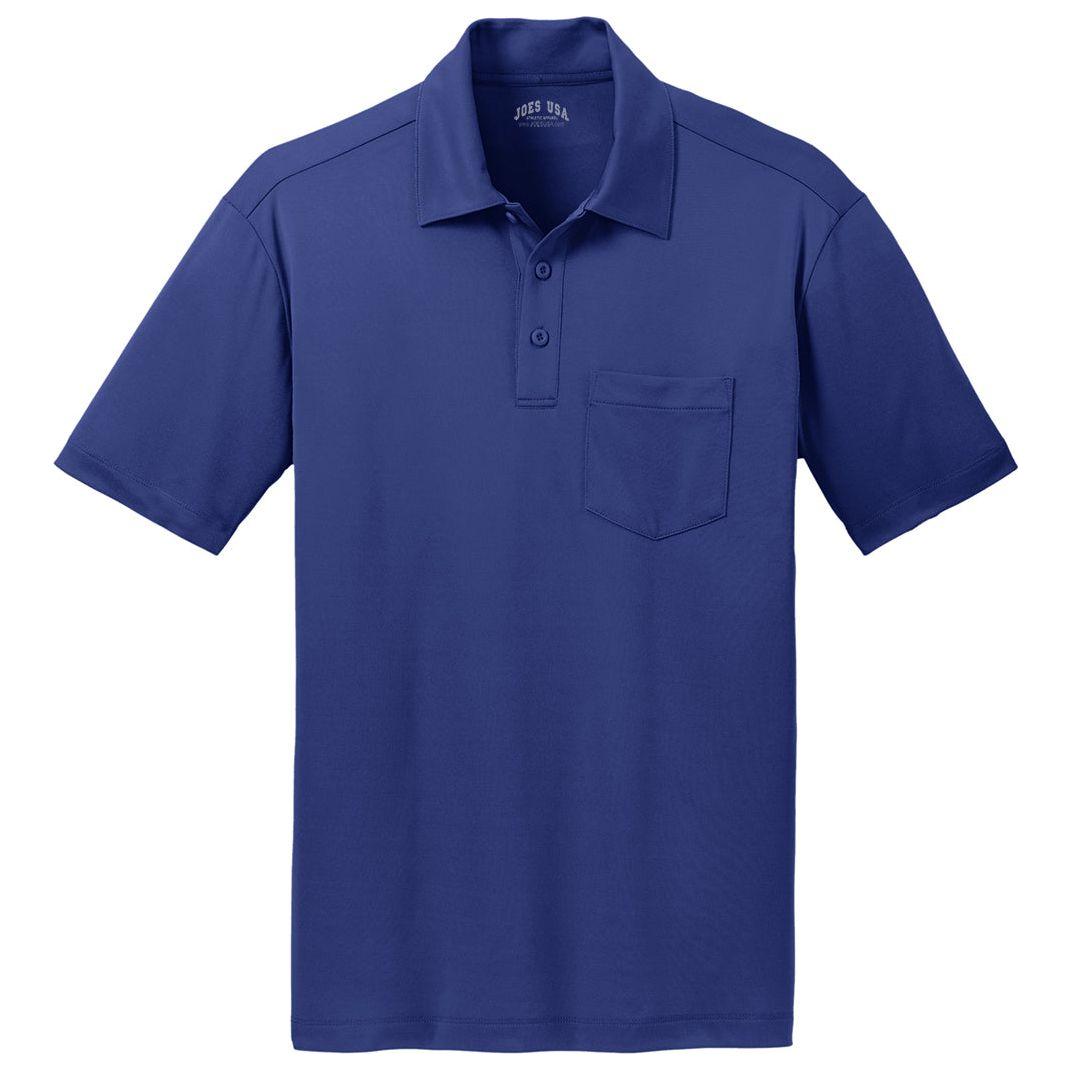 Silk Touch Performance Pocket Polo Royal X - Small Polos/Knits