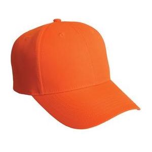 Solid Enhanced Visibility Cap Safety Orange Hats