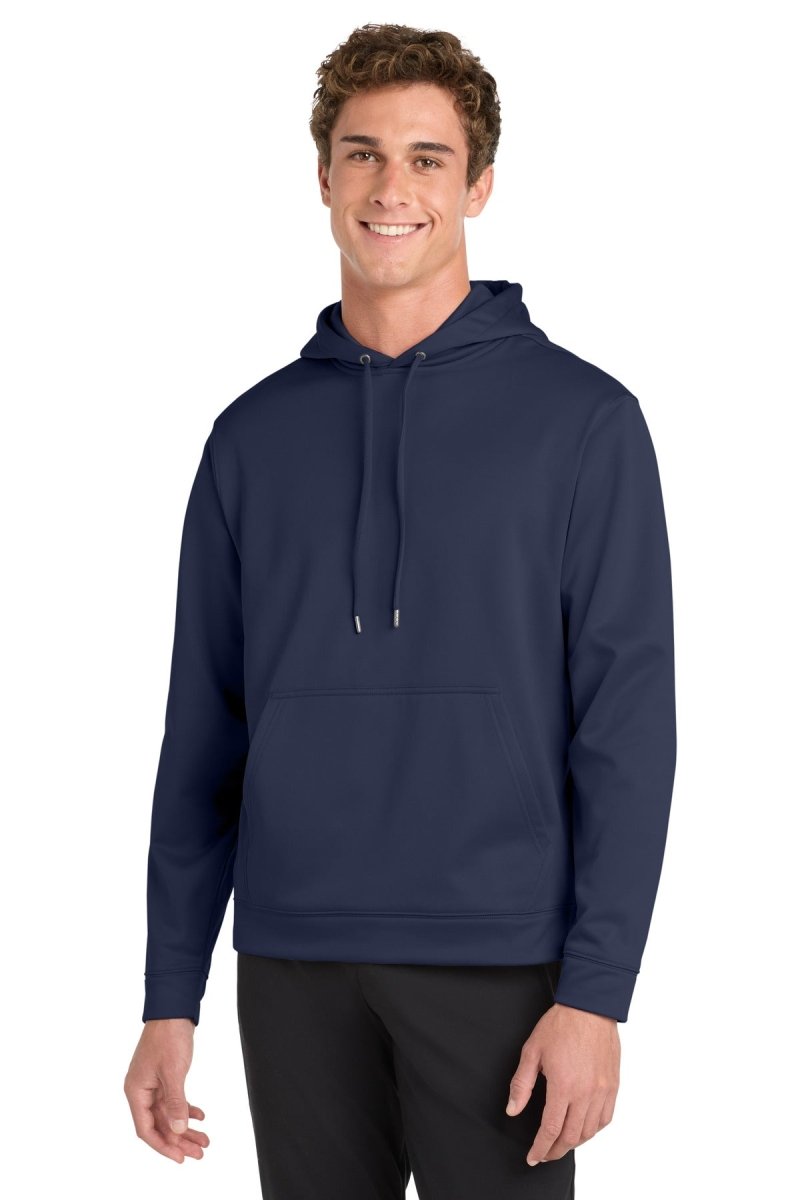 Sport - Tek F244 Sport - Wick Fleece Hooded Pullover | Wholesale Blank Hoodie Navy XS Activewear