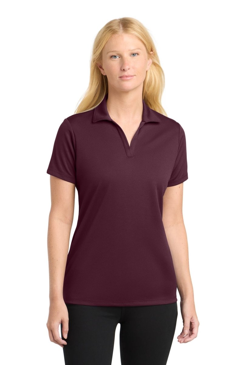 Sport - Tek LST640 Women's PosiCharge RacerMesh Polo | Wholesale Blank Performance Polos Maroon XS Polos/Knits