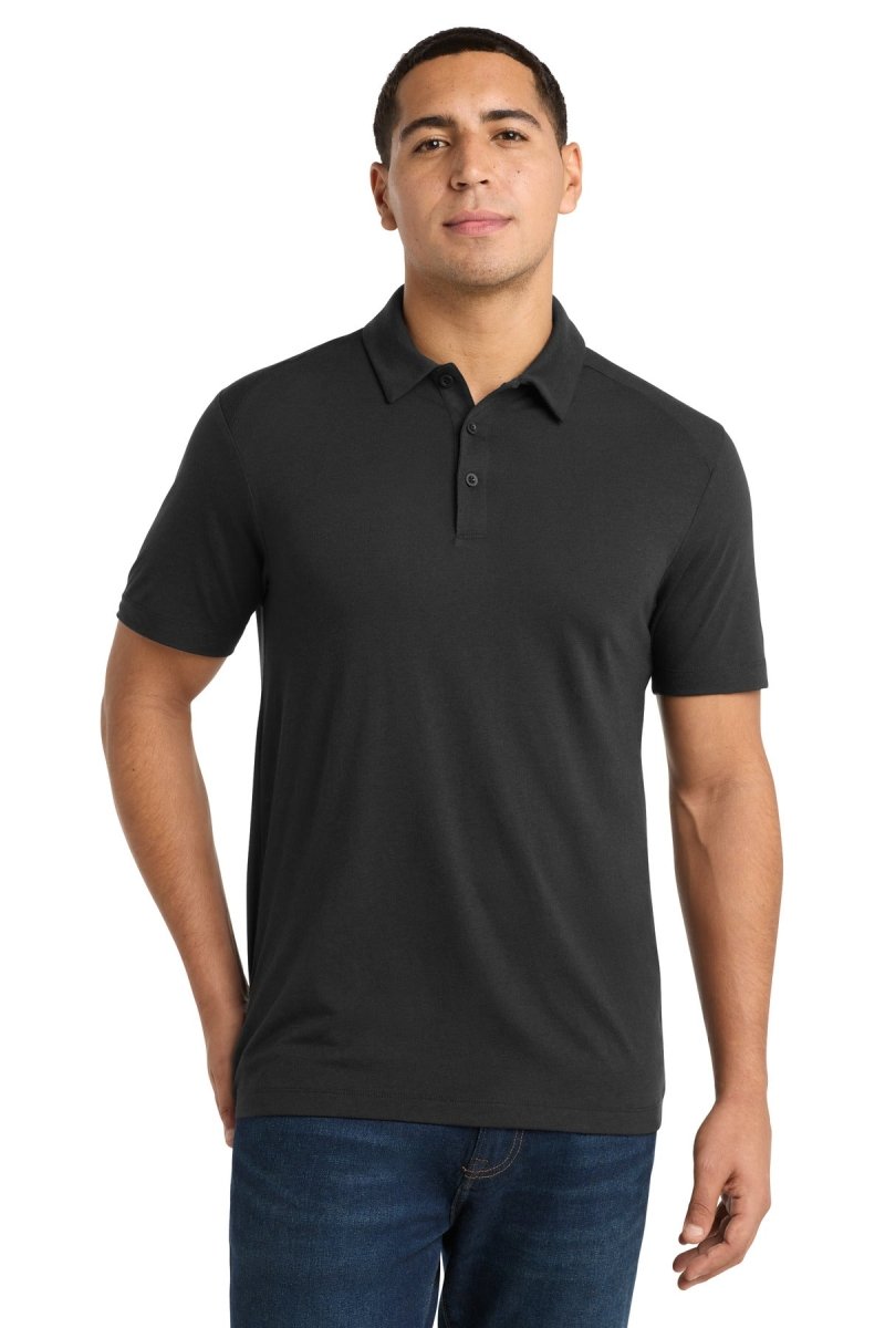 Sport - Tek ® PosiCharge ® Tri - Blend Wicking Polo. ST405 - Sport - Tek ST405 Black Triad Solid XS Polos/Knits