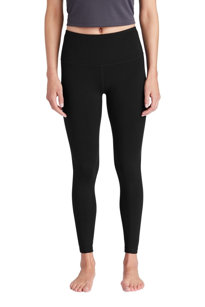 Sport - Tek ® Women's High Rise 7/8 Legging LPST891 - Sport - Tek LPST891 Black XS Activewear