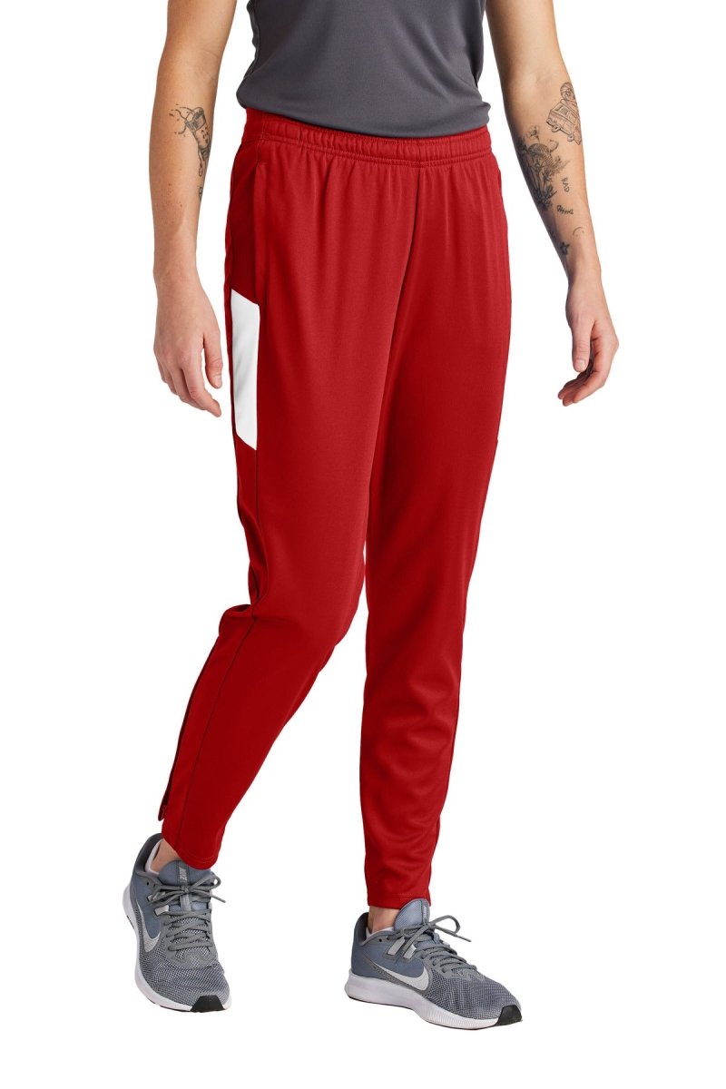 Sport - Tek ® Women's Travel Pant LPST800 - Sport - Tek LPST800 Deep Red/ White XS Activewear
