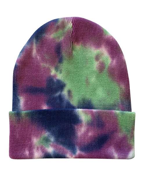 Sportsman 12" Tie - Dyed Cuffed Beanie - Sportsman SP412 Ocean One Size Beanies