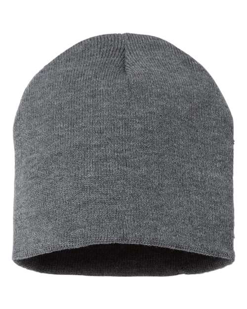 Sportsman 8" Beanie - Sportsman SP08 Dark Heather Grey One Size Beanies