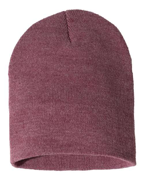 Sportsman 8" Beanie - Sportsman SP08 Heather Cardinal One Size Beanies