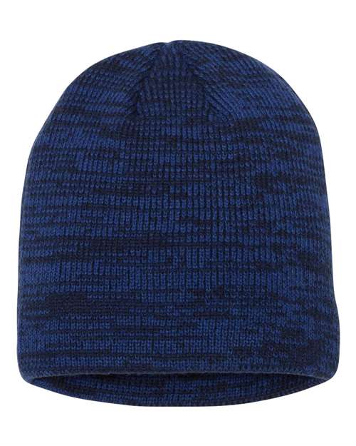 Sportsman 8" Marled Beanie - Sportsman SP03 Royal/ Navy One Size Beanies