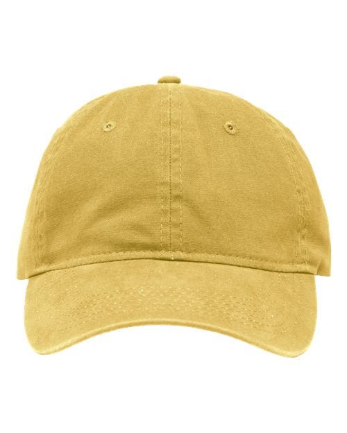 Sportsman Dad Hat Fit - Sportsman SP1700 Pigment Mustard Yellow Adjustable Hats