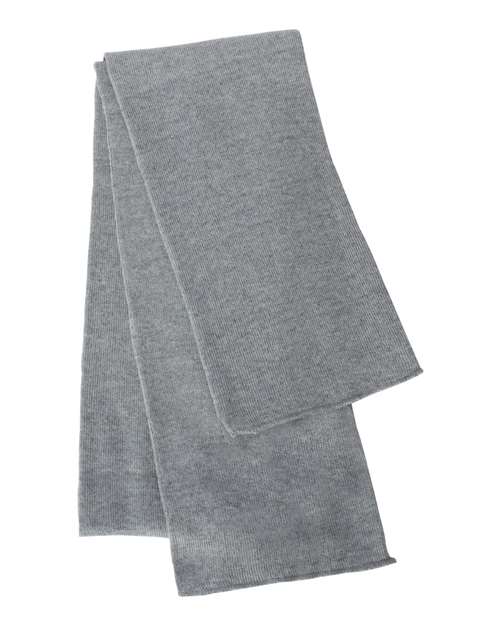 Sportsman Knit Scarf - Sportsman SP04 Heather Grey One Size