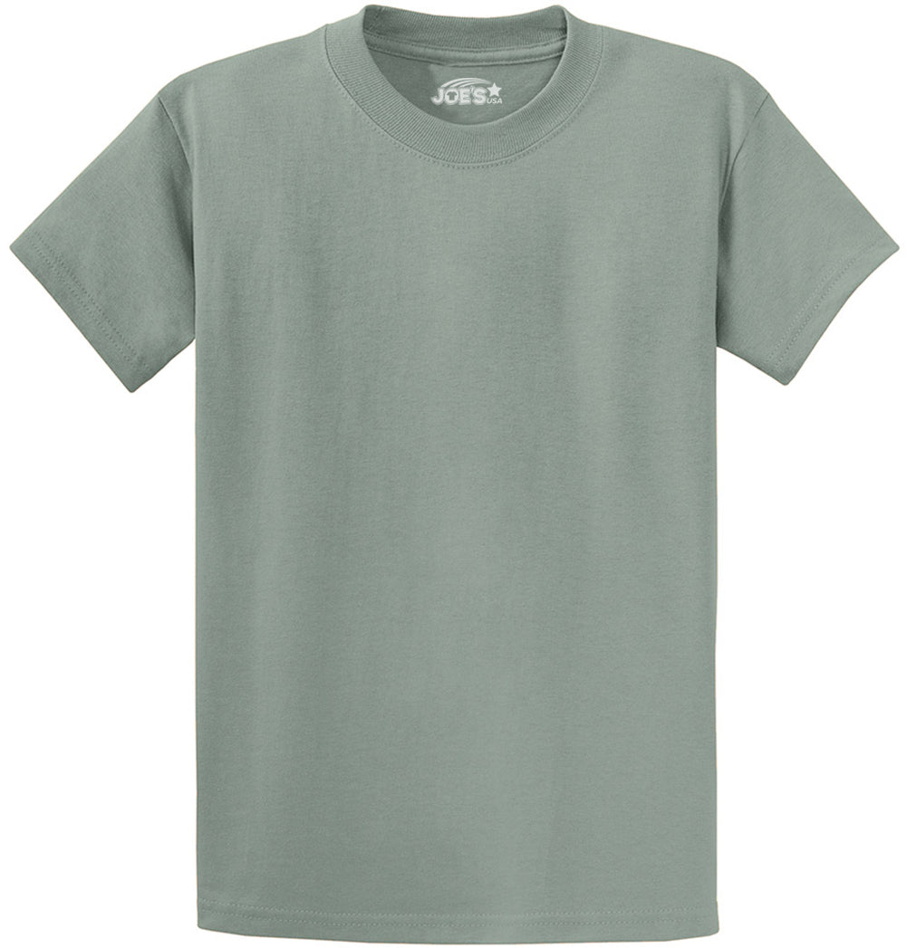 Joe's USA Mens Heavyweight Wholesale 6.1-ounce, 100% Cotton T-Shirt - Stonewashed Green - JUSA T-Shirts Joe's USA Stonewashed Green S