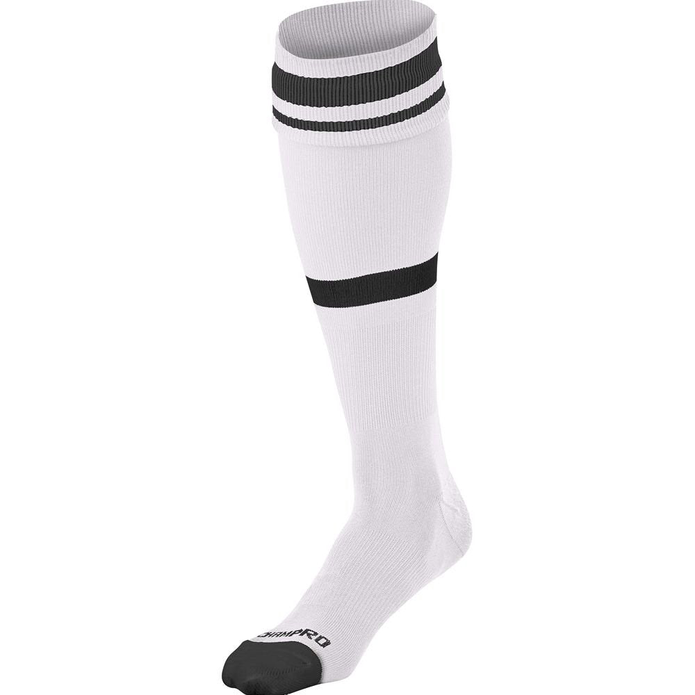 STRIPED SOCCER SOCK | Champro AS10 White Black X - Small Accessories